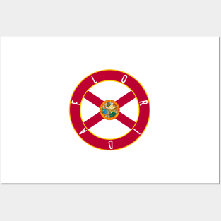 Florida Flag Decal Posters and Art